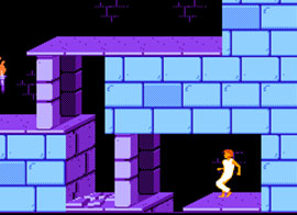 Prince of Persia on SEGA Genesis online version. The Sultan of Persia is summoned to leave for a war in a foreign country at the beginning of the game.
